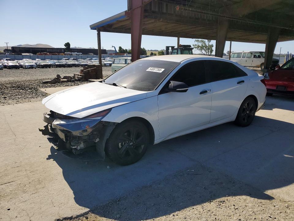 2021 Hyundai Elantra VIN 5NPLM4AGXMH045363 — COPART salvage auction photo