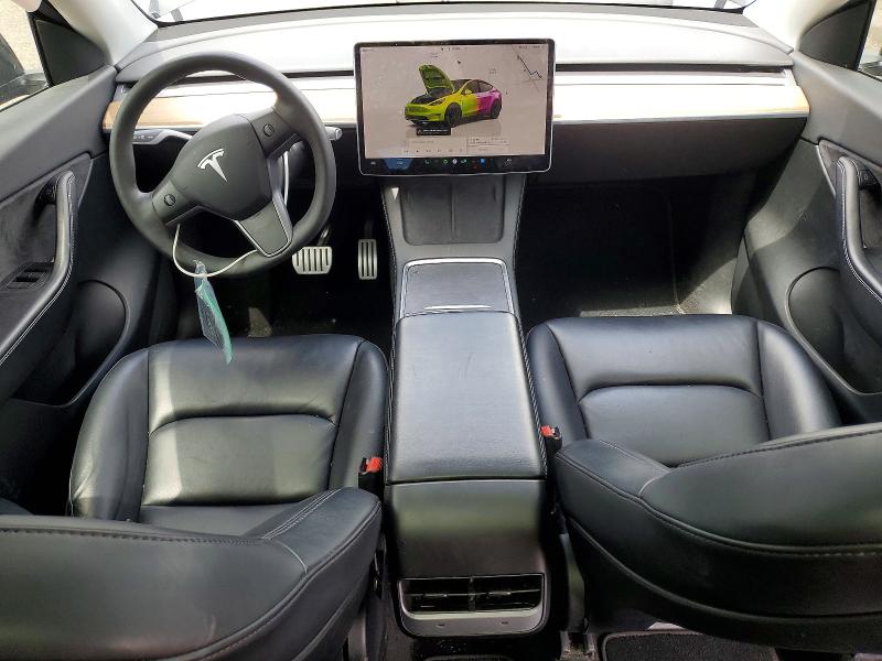 2022 Tesla Model y VIN 7SAYGDEF2NF406506 COPART salvage auction — FRONT END, Ca - Salvage Certificate, sold $8,300 on 2026-07-24 (photo 8)