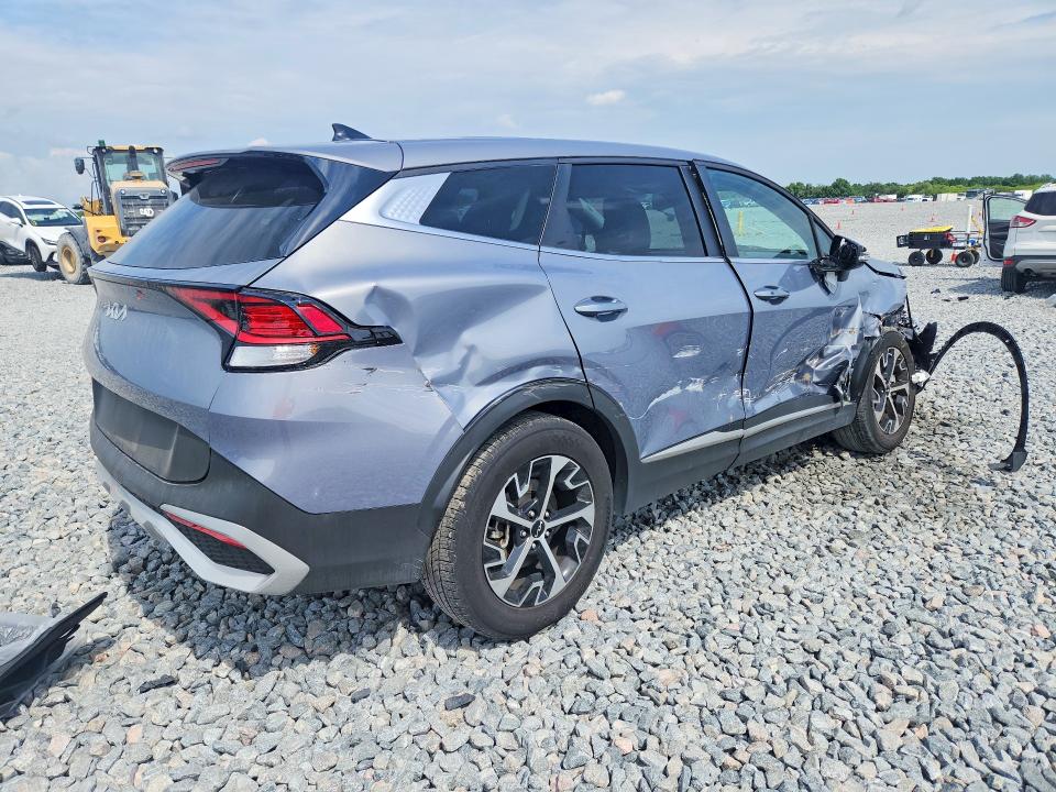 2025 Kia Sportage VIN 5XYK33DF4SG301836 COPART salvage auction — SIDE, FL - CERTIFICATE OF DESTRUCTION, sold $35 on 2026-07-21 (photo 3)