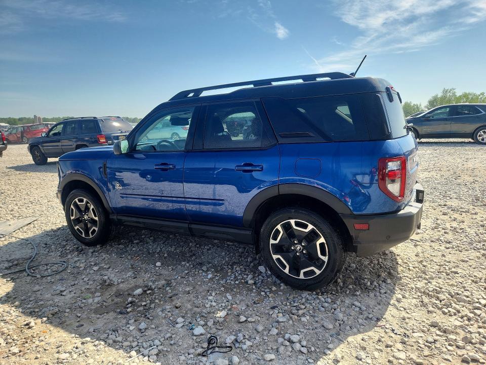 2023 Ford Bronco VIN 3FMCR9C63PRD47643 COPART salvage auction — FRONT END, Mi - Certificate Of Title, sold $9,800 on 2026-07-30 (photo 2)