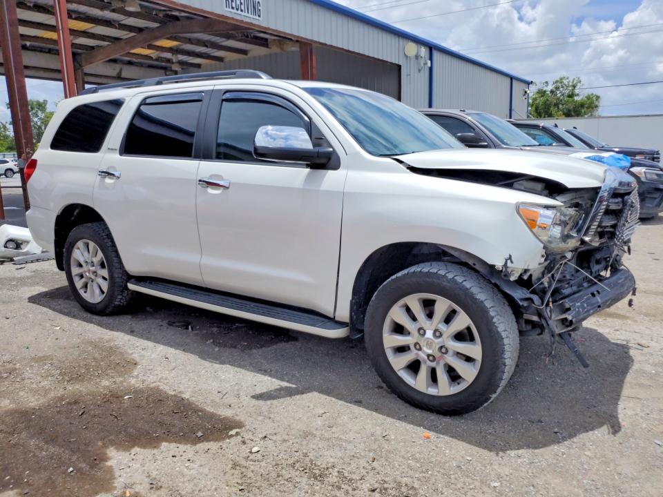 2016 Toyota Sequoia VIN 5TDDW5G16GS143277 COPART salvage auction — FRONT END, Fl - Cert Of Title Slvg Rebuildable, sold $8,500 on 2026-08-07 (photo 4)