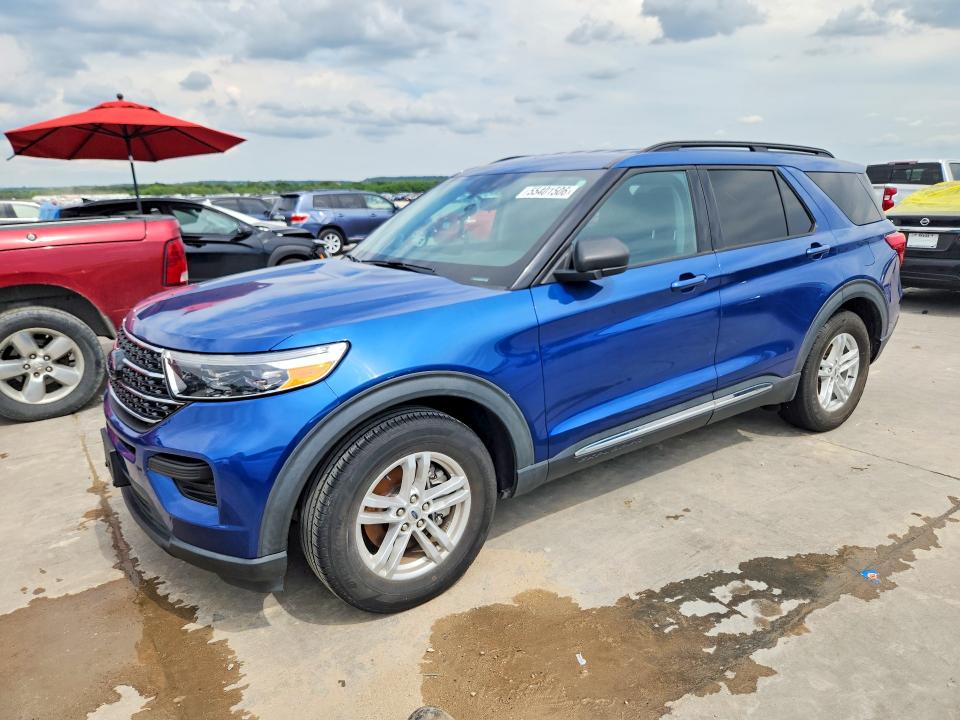 2021 Ford Explorer VIN 1FMSK7DH0MGB17954 COPART salvage auction — NORMAL WEAR, Tx - Certificate Of Title, sold $5,600 on 2026-07-02 (photo 1)