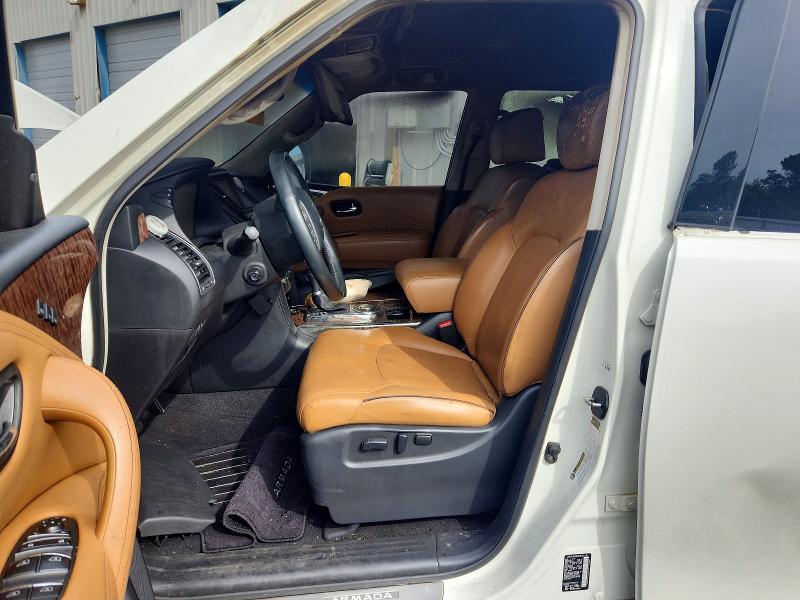 2017 Nissan Armada VIN JN8AY2NFXH9303353 COPART salvage auction — BURN, Tn - Salvage Certificate, sold $2,650 on 2026-07-02 (photo 7)
