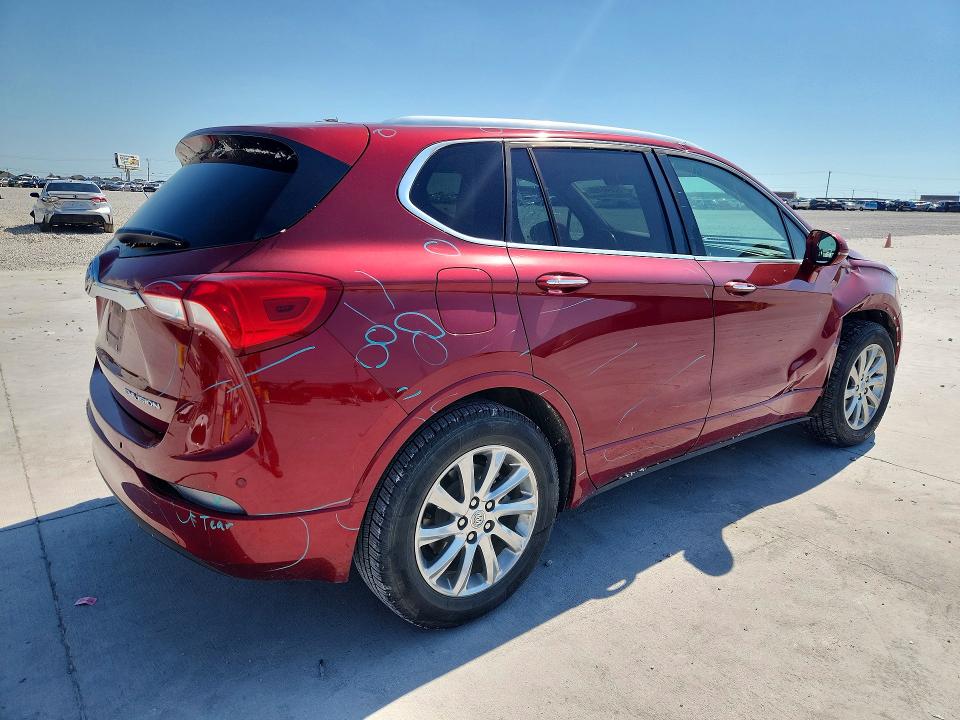 2019 Buick Envision VIN LRBFXCSAXKD000725 COPART salvage auction — FRONT END, Tx - Salvage Vehicle Title, sold $2,200 on 2026-07-10 (photo 3)
