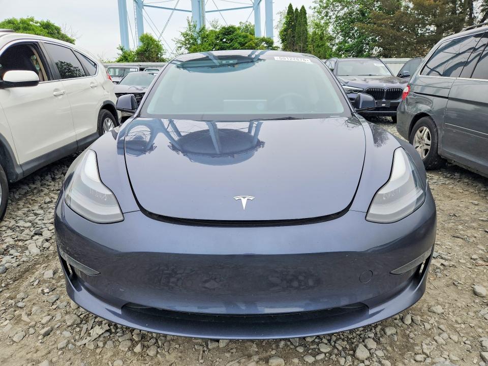 2023 Tesla VIN 5YJ3E1EA6PF558565 COPART salvage auction — REAR END, Nj - Cert Of Title-Salvage, sold $8,200 on 2026-07-27 (photo 5)