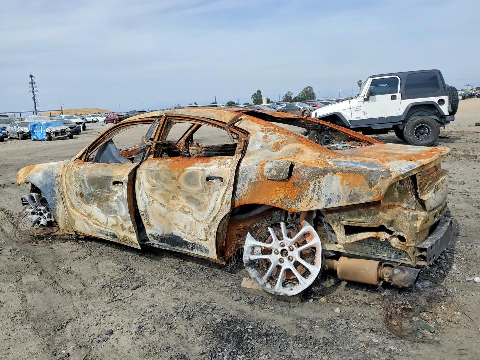 2022 Dodge Charger VIN 2C3CDXGJ2NH147386 COPART salvage auction — BURN, Ca - Non-Repairable Vehicle Cert, sold $60 on 2026-07-02 (photo 2)