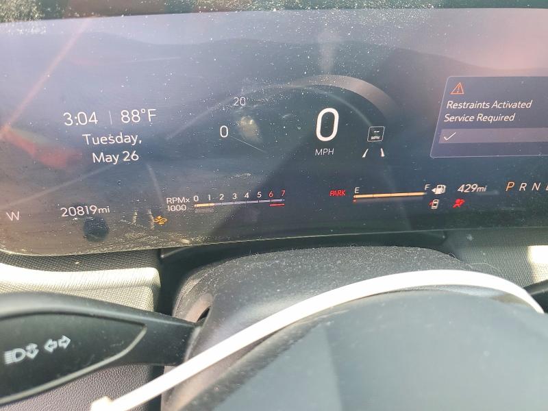 2025 Buick . VIN 5GAERARS8SJ255158 COPART salvage auction — FRONT END, Ma - Cert Of Title-Salvage, sold $11,000 on 2026-07-08 (photo 9)
