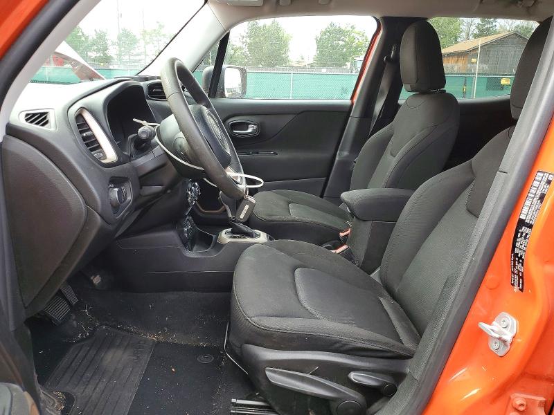 2016 Jeep Renegade VIN ZACCJBAT7GPE23340 COPART salvage auction — FRONT END, Co - Public - Salvage Title, sold $1,150 on 2026-07-07 (photo 7)