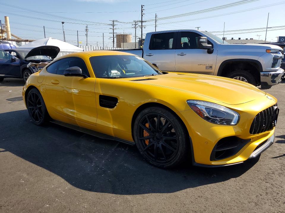 2016 Mercedes-benz AMG GT VIN WDDYJ7JAXGA008097 COPART salvage auction — REAR END, Salvage Title, sold $15,200 on 2026-08-17 (photo 4)
