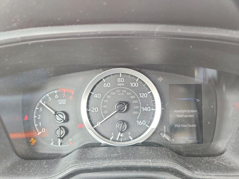 2022 Toyota Corolla VIN 5YFEPMAE1NP331363 COPART salvage auction — FRONT END, Tx - Certificate Of Title, sold $9,000 on 2026-07-23 (photo 9)