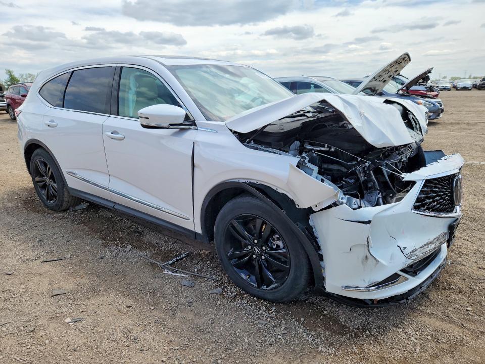 2024 Acura VIN 5J8YE1H37RL001426 COPART salvage auction — FRONT END, Il - Salvage Certificate, sold $8,500 on 2026-07-02 (photo 4)