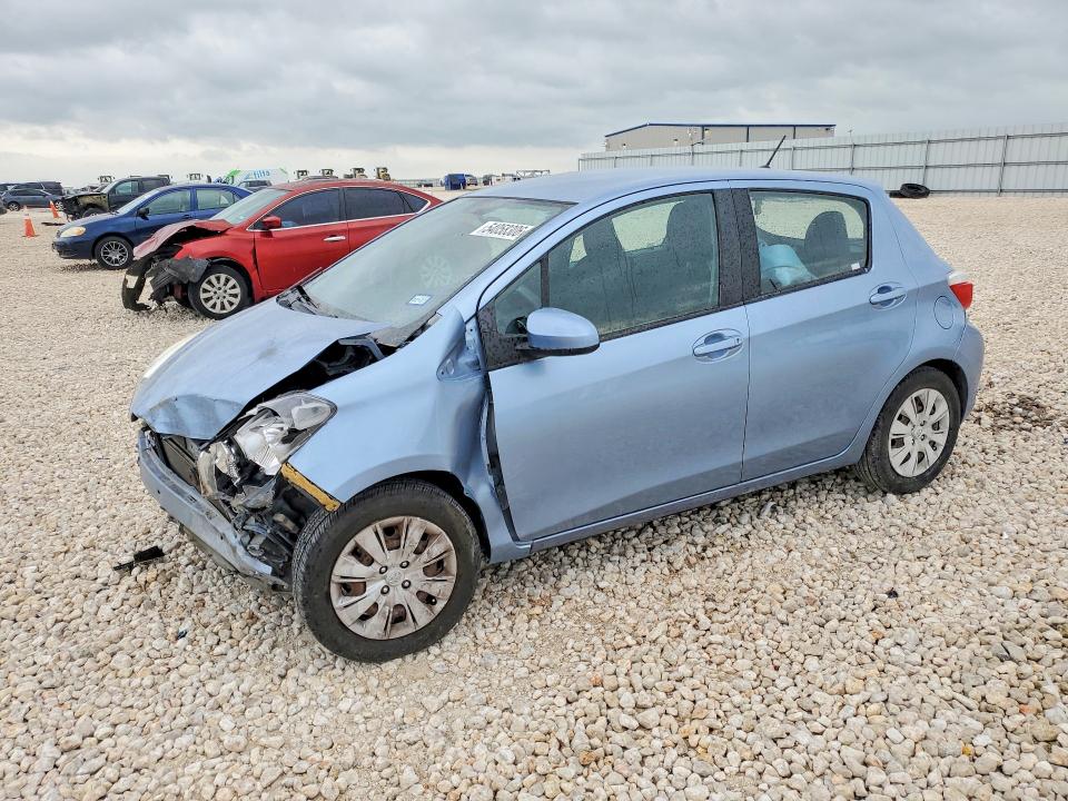 2014 Toyota Yaris VIN VNKKTUD39EA007534 COPART salvage auction — FRONT END, Tx - Salvage Vehicle Title, sold $1,400 on 2026-07-02 (photo 1)