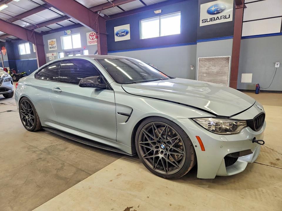 2017 BMW M4 VIN WBS3R9C58HK709122 COPART salvage auction — SIDE, Ct - Cert Of Title-Salvage, sold $16,200 on 2026-07-23 (photo 4)
