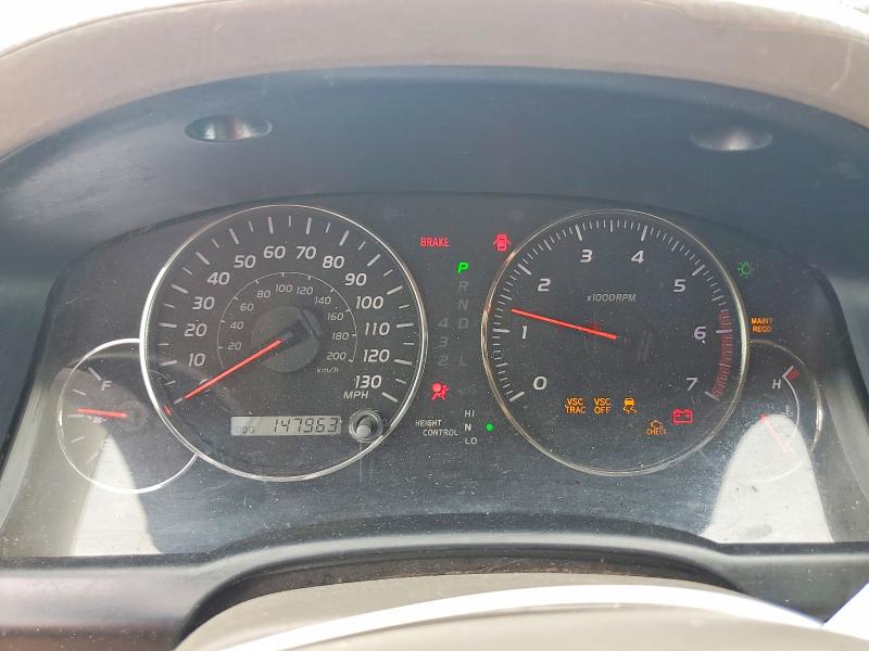 2005 Lexus Gx VIN JTJBT20X650081941 COPART salvage auction — FRONT END, MO - SALVAGE CERTIFICATE OF TITLE, sold $1,750 on 2026-07-06 (photo 9)