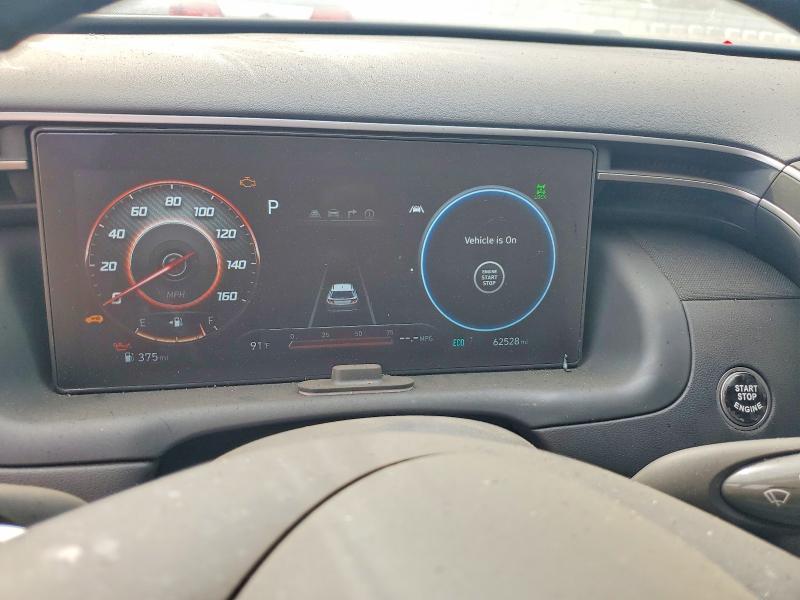 2022 Hyundai Tucson VIN KM8JECA17NU014763 COPART salvage auction — INTERIOR BURN, Or - Salvage Title Certificate, sold $200 on 2026-07-29 (photo 9)