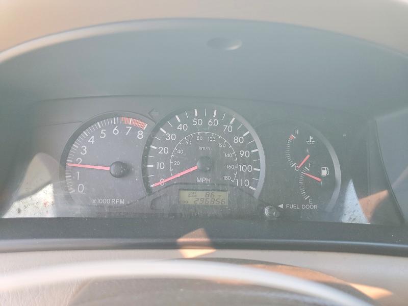 2005 Toyota Corolla VIN JTDBR32E552053944 COPART salvage auction — REAR END, Ca - Salvage Certificate, sold $500 on 2026-07-02 (photo 9)