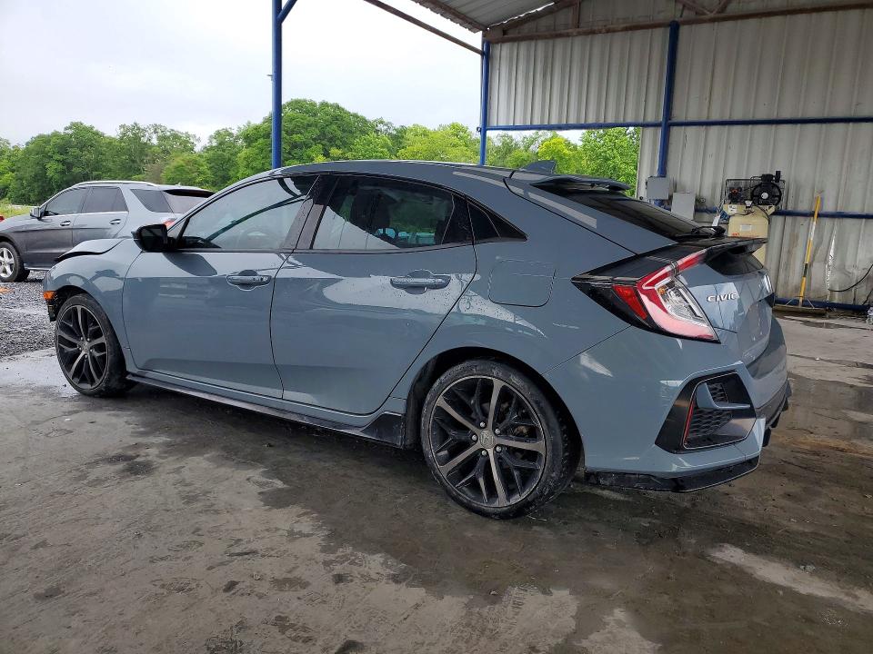 2021 Honda Civic VIN SHHFK7H47MU225686 COPART salvage auction — FRONT END, GA - CERT OF TITLE-SALVAGE (P), sold $3,950 on 2026-07-02 (photo 2)