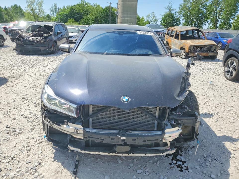 2018 BMW 7er VIN WBA7H6C55JG614713 COPART salvage auction — FRONT END, Mi - Certificate Of Title, sold $13,100 on 2026-07-02 (photo 5)