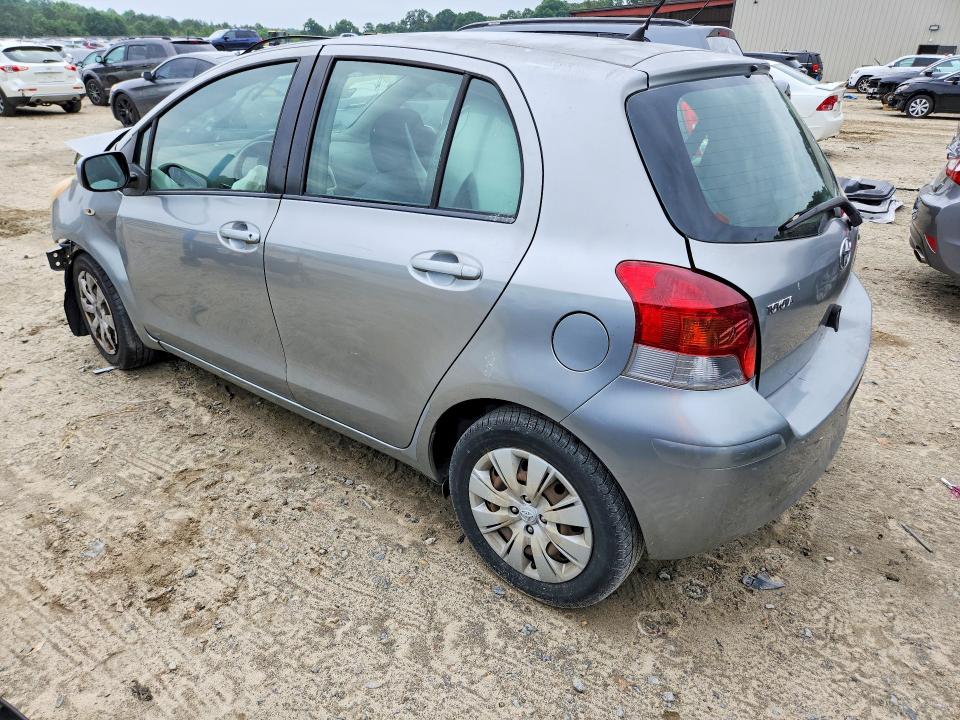 2011 Toyota Yaris VIN JTDKT4K35B5327353 COPART salvage auction — FRONT END, Md - Cert Of Salvage > 75% Damage, sold $625 on 2026-07-14 (photo 2)