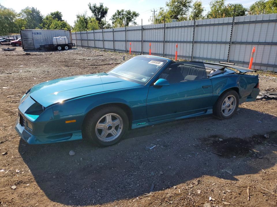 1992 Chevrolet Camaro VIN 1G1FP33E0NL162935 — COPART salvage auction photo