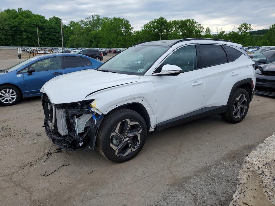2024 Hyundai Tucson VIN KM8JECD13RU146906 COPART salvage auction — FRONT END, NY - MV-907A SALVAGE CERTIFICATE, sold $10,900 on 2026-07-02 (photo 1)