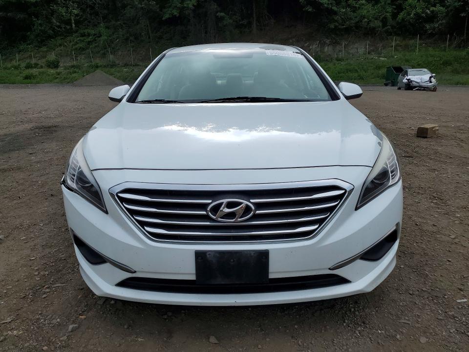 2017 Hyundai Sonata VIN 5NPE24AA7HH456526 COPART salvage auction — FRONT END, NY - MV-907A SALVAGE CERTIFICATE, sold $550 on 2026-07-02 (photo 5)