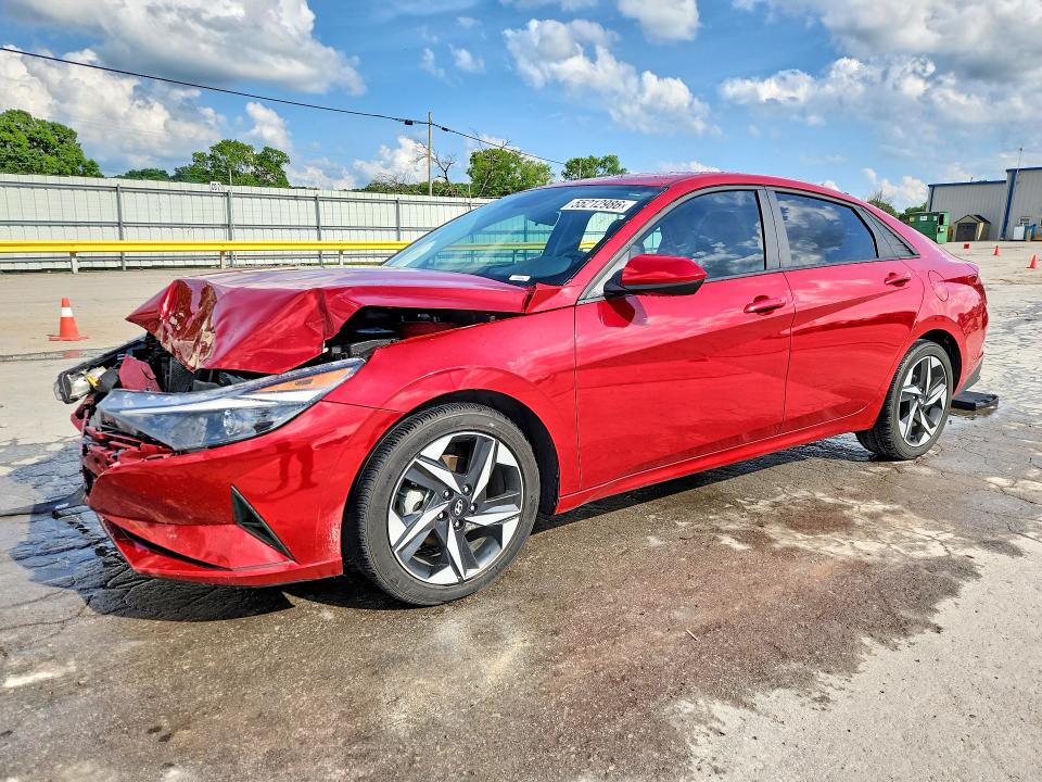 2023 Hyundai Elantra VIN KMHLS4AG4PU482934 COPART salvage auction — FRONT END, Tn - Salvage Certificate, sold $2,750 on 2026-07-27 (photo 1)