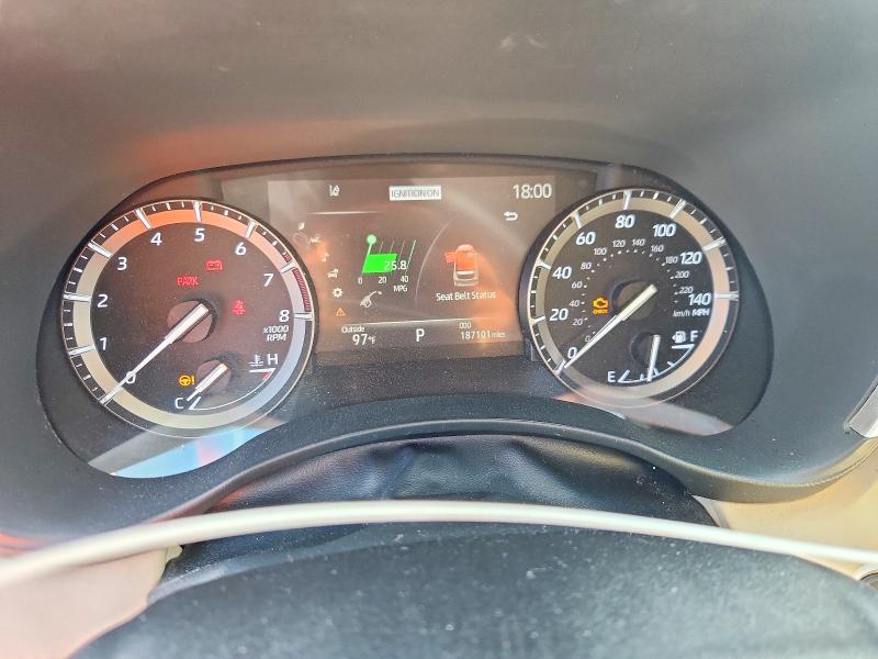 2021 Toyota Highlander VIN 5TDGZRAH4MS043286 COPART salvage auction — FRONT END, Tx - Salvage Vehicle Title, sold $10,100 on 2026-07-10 (photo 9)