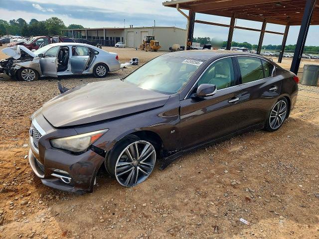 2014 Infiniti Q50 VIN JN1BV7AP6EM682481 COPART salvage auction — ALL OVER, AL - CERT OF TITLE-SALVAGE TITLE, sold $2,800 on 2026-07-08 (photo 1)