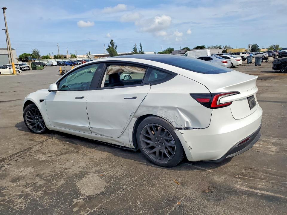2024 Tesla Model 3 VIN 5YJ3E1EA5RF749672 COPART salvage auction — UNDERCARRIAGE, Fl - Certificate Of Destruction, sold $10,800 on 2026-07-13 (photo 2)
