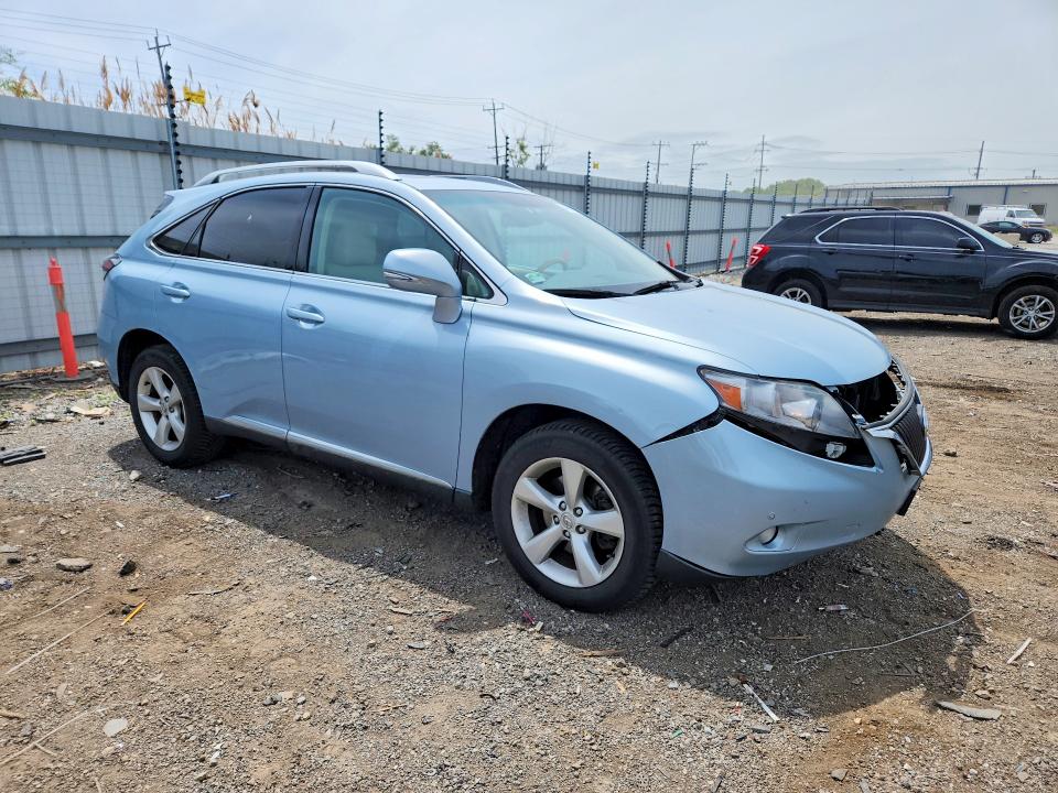 2010 Lexus Rx 350 VIN 2T2BK1BAXAC067058 COPART salvage auction — FRONT END, IL - SALVAGE CERTIFICATE, sold $4,950 on 2026-07-10 (photo 4)