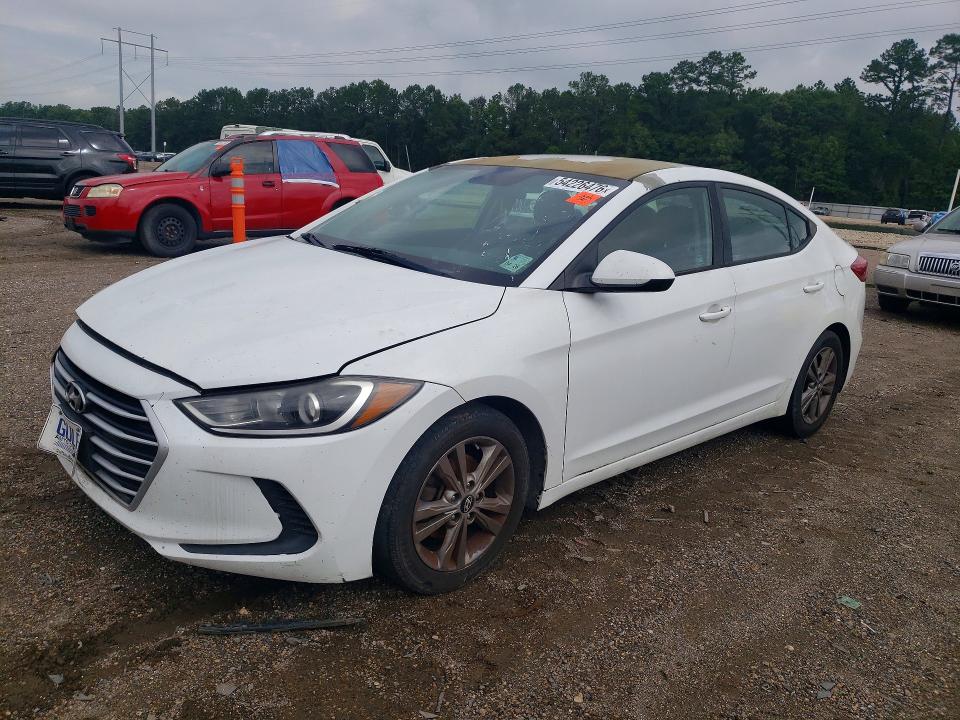 2018 Hyundai Elantra VIN 5NPD84LF0JH230613 COPART salvage auction — STRIPPED, La - Certificate Of Title, sold $1,200 on 2026-07-02 (photo 1)