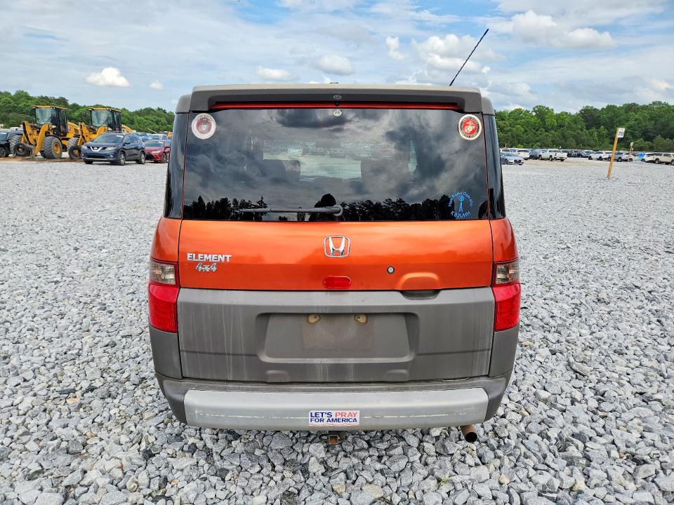 2004 Honda Element VIN 5J6YH28564L001174 COPART salvage auction — SIDE, GA - CERT OF TITLE-SALVAGE, sold $575 on 2026-07-09 (photo 6)