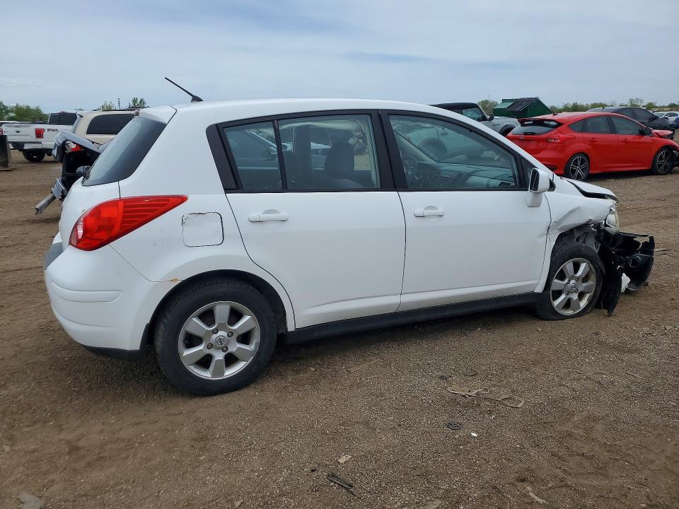 2009 Nissan Versa VIN 3N1BC13E69L472767 COPART salvage auction — FRONT END, Il - Salvage Certificate, sold $250 on 2026-07-02 (photo 3)