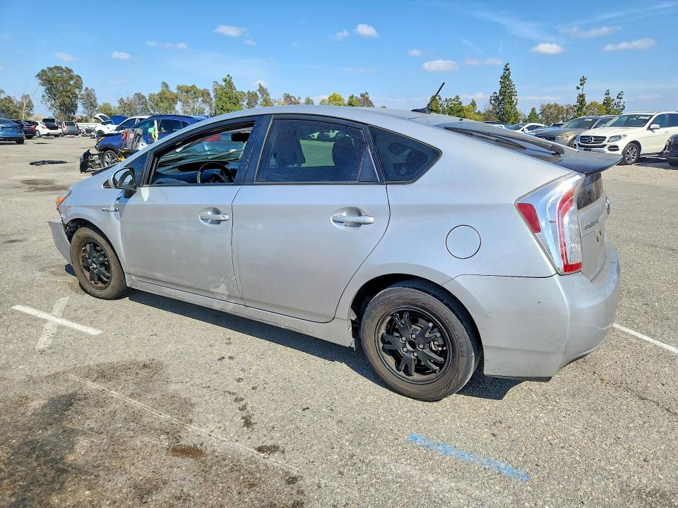 2013 Toyota Prius VIN JTDKN3DU4D5701819 COPART salvage auction — FRONT END, Ca - Salvage Certificate, sold $625 on 2026-07-16 (photo 2)