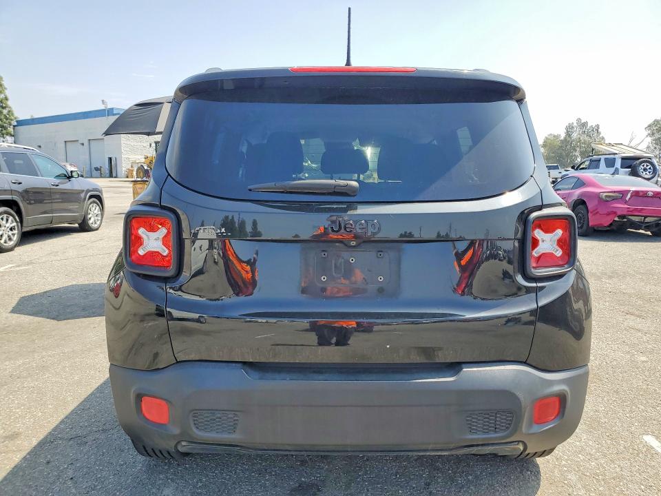 2017 Jeep Renegade VIN ZACCJABB3HPG46783 COPART salvage auction — FRONT END, CA - SALVAGE CERTIFICATE, sold $1,550 on 2026-07-28 (photo 6)