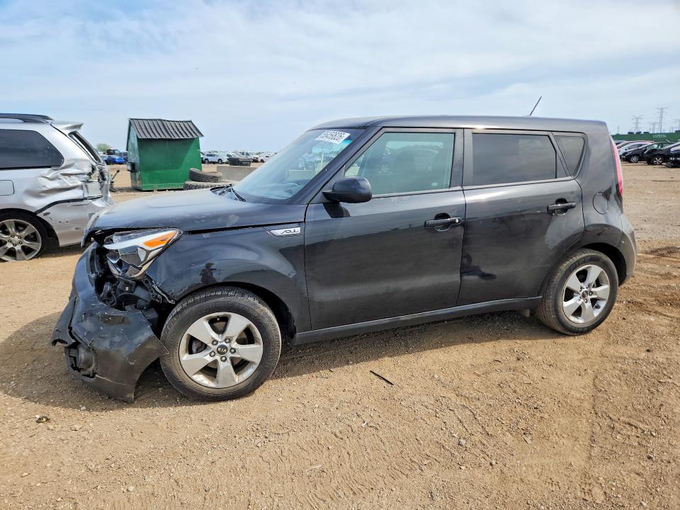 2017 Kia Soul VIN KNDJN2A25H7466771 COPART salvage auction — FRONT END, Il - Salvage Certificate, sold $725 on 2026-07-09 (photo 1)