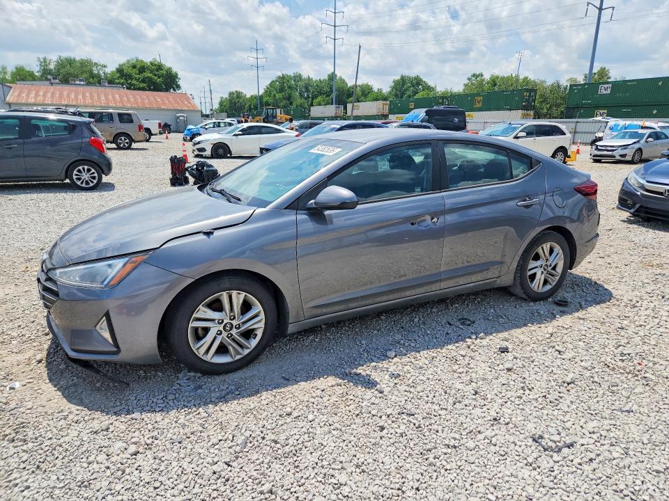 2019 Hyundai Elantra VIN 5NPD84LF3KH485564 COPART salvage auction — FRONT END, Oh - Cert Of Title-Repossession (P), sold $1,900 on 2026-07-09 (photo 1)
