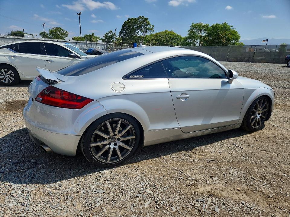 2008 Audi Tt VIN TRUDD38J281001618 COPART salvage auction — REAR END, Ca - Salvage Certificate, sold $2,600 on 2026-07-24 (photo 3)