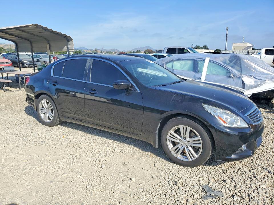 2013 Infiniti G VIN JN1CV6AP4DM306603 COPART salvage auction — SIDE, Ca - Salvage Certificate, sold $1,450 on 2026-07-23 (photo 4)