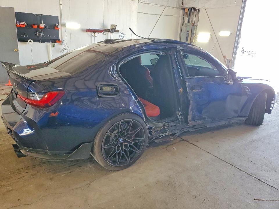 2025 BMW M3 VIN WBS33HJ05SFU37986 COPART salvage auction — SIDE, Ky - Cert Of Title-Salvage, sold $18,700 on 2026-07-27 (photo 3)