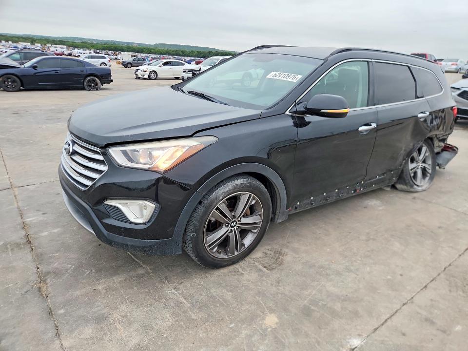 2015 Hyundai Santa fe VIN KM8SN4HF4FU105633 COPART salvage auction — REAR END, Tx - Salvage Vehicle Title, sold $225 on 2026-07-23 (photo 1)