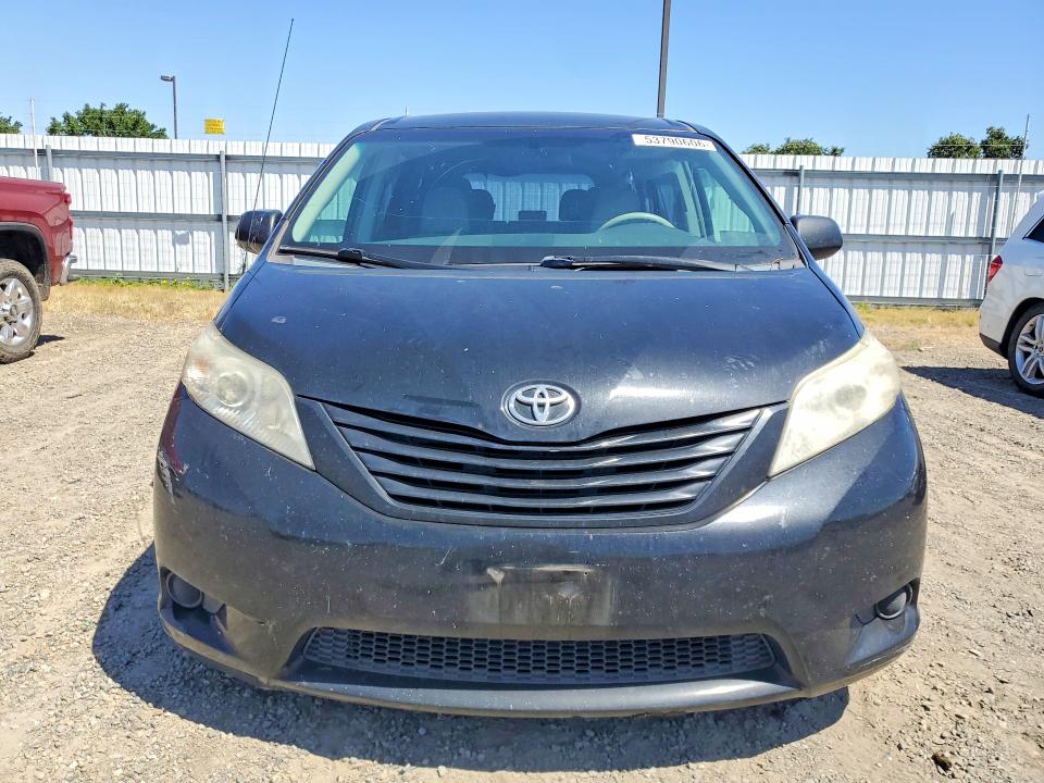 2012 Toyota Sienna VIN 5TDZK3DC3CS199988 COPART salvage auction — SIDE, Ca - Salvage Certificate, sold $2,250 on 2026-07-07 (photo 5)