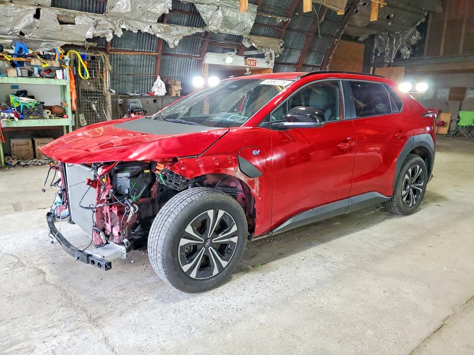 2025 Subaru Solterra VIN JTMABABA0SA093366 COPART salvage auction — FRONT END, Ny - Mv-907A Salvage Certificate, sold $4,000 on 2026-07-22 (photo 1)