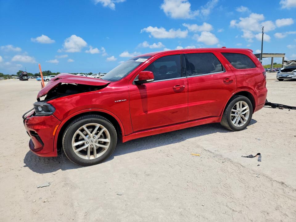 2021 Dodge Durango VIN 1C4SDHCT1MC824952 COPART salvage auction — FRONT END, Fl - Certificate Of Destruction, sold $4,650 on 2026-07-02 (photo 1)