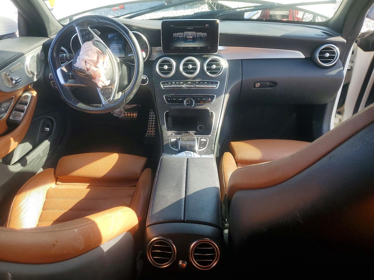 2017 Mercedes-Benz C-Class VIN WDDWK4JB9HF521809 COPART salvage auction — Front End, FL - CERT OF TITLE SLVG REBUILDABLE, sold $2,150 on 2026-06-30 (photo 8)