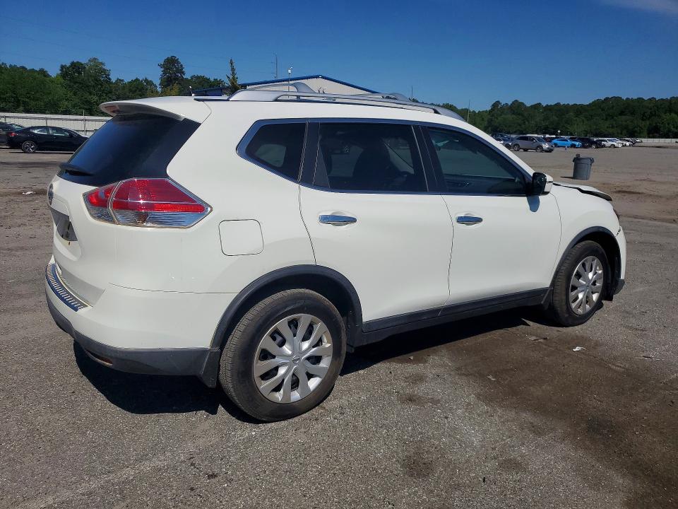 2016 Nissan Rogue VIN KNMAT2MTXGP728017 COPART salvage auction — FRONT END, Ga - Cert Of Title-Salvage, sold $275 on 2026-07-30 (photo 3)