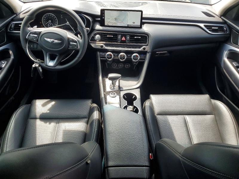 2022 Genesis G70 VIN KMTG34TA6NU092525 COPART salvage auction — FRONT END, FL - CERTIFICATE OF TITLE, sold $8,000 on 2026-07-09 (photo 8)