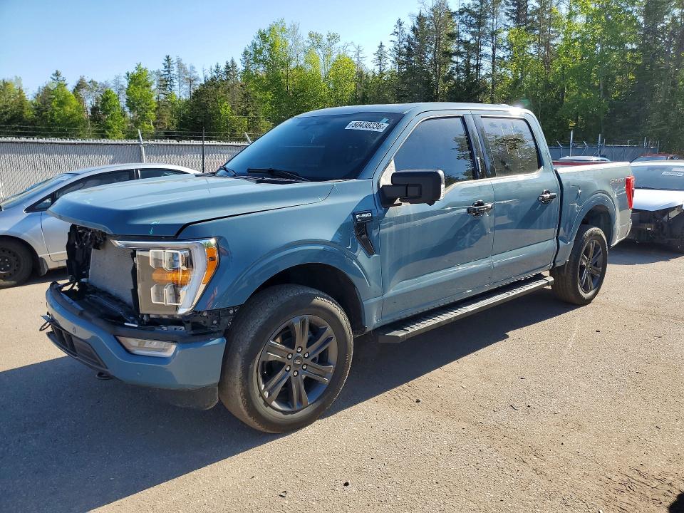 2023 Ford F-150 lightning VIN 1FTFW1E81PKF24415 COPART salvage auction — FRONT END, On - Permit Salvage, sold $18,300 on 2026-07-02 (photo 1)