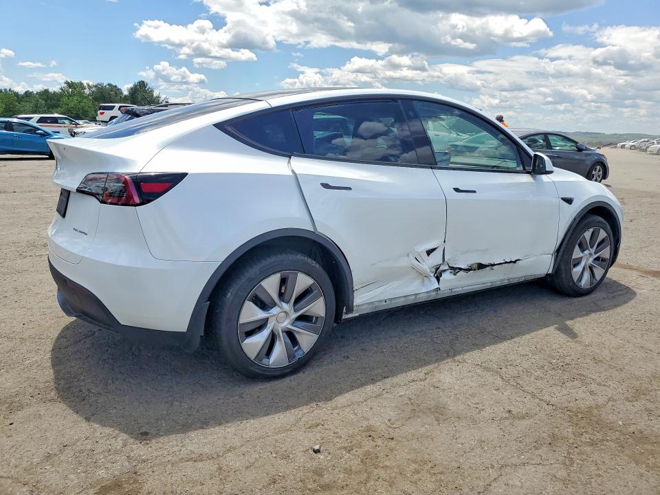 2023 Tesla Model y VIN 7SAYGDEE9PA053379 COPART salvage auction — SIDE, Pa - Certificate Of Salvage, sold $12,900 on 2026-07-02 (photo 3)